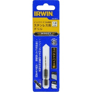 IRWIN インパクト軸ステンレス用ドリルビット1.8mm インパクト軸ステンレス用ドリルビット1.8mm IR91018 画像2