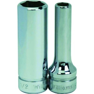 WILLIAMS 3/8ドライブ ディープソケット 6角 6mm 3/8ドライブ ディープソケット 6角 6mm JHWBMD-606