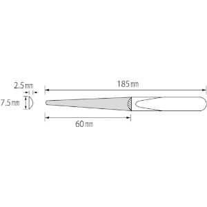 エビ ダイヤモンドヤスリ(鉄工用) 10本組 半丸 ダイヤモンドヤスリ(鉄工用) 10本組 半丸 K10-HA 画像2