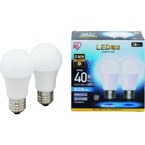 IRIS LED電球 E26 広配光 40形相当 昼白色 2個セット LDA4N-G-4T52P