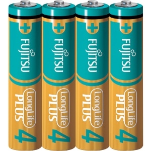 富士通 【販売終了】アルカリ乾電池単4 Long Life Plus 4個パック アルカリ乾電池単4 Long Life Plus 4個パック LR03LP(4S)