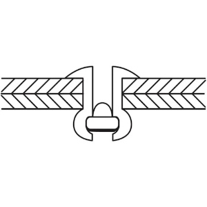 エビ ブラインドリベット(丸頭) ステンレス/ステンレス製 5-2(1000本入) ブラインドリベット(丸頭) ステンレス/ステンレス製 5-2(1000本入) LST52 画像4