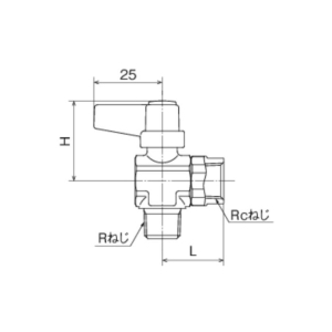 オンダ製作所 フリーボールML2型 R1/4 × Rc1/4 フリーボールML2型 R1/4 × Rc1/4 ML2-08 画像2
