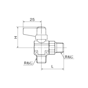 オンダ製作所 フリーボールML3型 R1/4 × R1/4 フリーボールML3型 R1/4 × R1/4 ML3-08 画像2