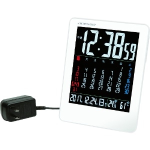 ADESSO カラーカレンダー電波時計 カラーカレンダー電波時計 NA-929