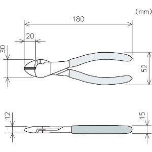 エンジニア 鉄腕ニッパー 鉄腕ニッパー NK-47 画像3