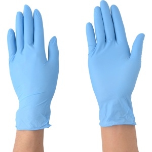 エステー モデルローブニトリル使いきり手袋(粉つき)Sブルー NO981 NO981S-B