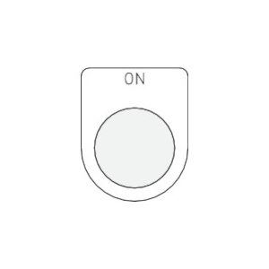 IM 押ボタン/セレクトスイッチ(メガネ銘板) ON 黒 φ22.5 押ボタン/セレクトスイッチ(メガネ銘板) ON 黒 φ22.5 P22-5