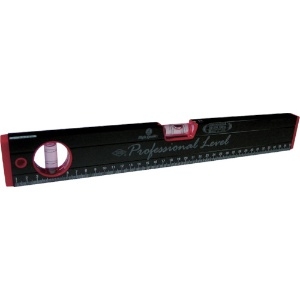 KOD マグネット付 箱型アルミレベル(黒×赤) マグネット付 箱型アルミレベル(黒×赤) RB-270M150MM
