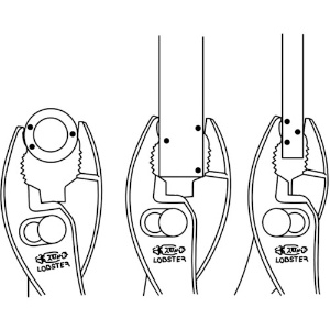 エビ トリグリッププライヤー 150mm トリグリッププライヤー 150mm TG150 画像3