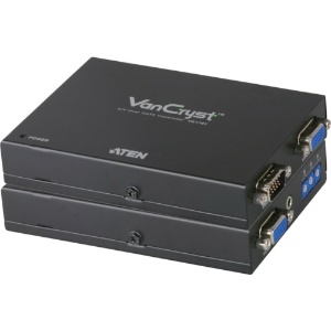 ATEN ビデオ延長器 VGA / Cat5 / スキュー調整対応 ビデオ延長器 VGA / Cat5 / スキュー調整対応 VE170Q