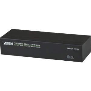 ATEN ビデオ分配器 VGA / 1入力 / 4出力 / オーディオ VS0104