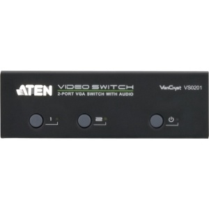 ATEN ビデオ切替機 VGA / 2入力 / 1出力 / オーディオ ビデオ切替機 VGA / 2入力 / 1出力 / オーディオ VS0201 画像2