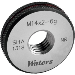 WATERS メートルねじ用リングゲージ(ISO=新JIS) メートルねじ用リングゲージ(ISO=新JIS) WGRNR-M3X0.35 画像2