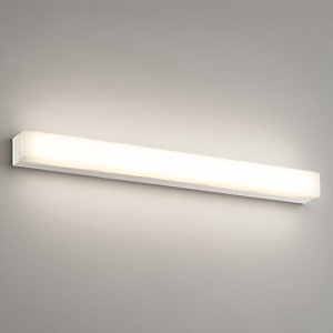 オーデリック LEDブラケットライト 高演色LED FL20W相当 LED一体型 電球色 非調光タイプ 壁面・天井面・傾斜面取付兼用 オフホワイト OB255321R