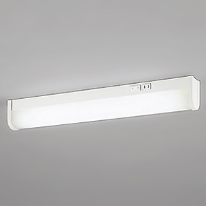 オーデリック LEDキッチンライト 高演色LED FL20W相当 直管形LED 口金G13 昼白色 非調光タイプ 壁面・棚下面取付兼用 対面キッチン対応型 スイッチ・コンセント付 OB555105R