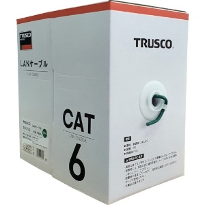 トラスコ中山 LANケーブル カテゴリ6 300m グレー LANケーブル カテゴリ6 300m グレー TUTP-CAT6-300G 画像2