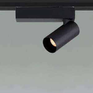 コイズミ照明 LED一体型シリンダースポットライト 《X-Pro》 プラグタイプ 300lmクラス JDR40W相当 非調光 配光角25° 電球色(2700K) 黒 XS53719