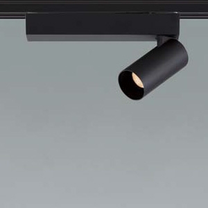 コイズミ照明 LED一体型シリンダースポットライト 《X-Pro》 プラグタイプ 450lmクラス JDR40W相当 調光 配光角14° 電球色(3000K) 黒 XS53704