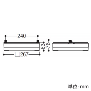 コイズミ照明 LEDベースライト 《ソリッドスクエア》 プラグタイプ FHP32W×3灯相当 非調光 白色 白 LEDベースライト 《ソリッドスクエア》 プラグタイプ FHP32W×3灯相当 非調光 白色 白 AH51766 画像2