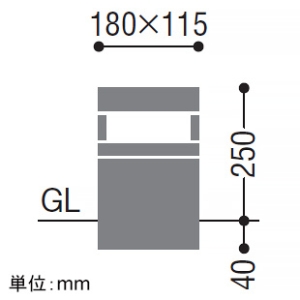 コイズミ照明 LEDエクステリアライト 《Ground Washer》 防雨型 ロング配光 250mmタイプ 白熱球60W相当 非調光 電球色 黒 LEDエクステリアライト 《Ground Washer》 防雨型 ロング配光 250mmタイプ 白熱球60W相当 非調光 電球色 黒 XU49218L 画像2