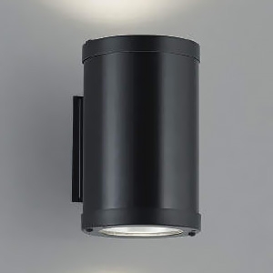コイズミ照明 LED一体型ブラケットライト 防雨型 上下面照射タイプ ビーム球75W×2灯相当 配光角45° 調光 電球色 ブラック XU41339L