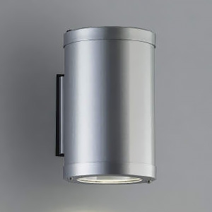 コイズミ照明 LED一体型ブラケットライト 防雨型 下面照射タイプ ビーム球75W相当 配光角45° 調光 電球色 シルバー XU41340L