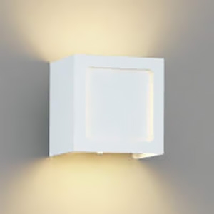 コイズミ照明 LEDブラケットライト 白熱球60W相当 調光 温白色 ランプ付 ファインホワイト AB54134