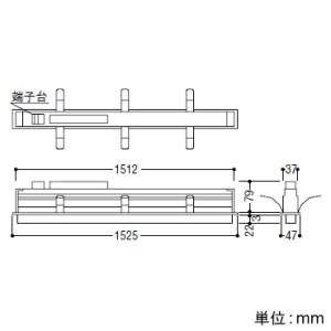 コイズミ照明 【生産完了品】LED一体型ベースライト 《ソリッドシームレススリム》 半埋込型 高気密SB形 L1500mm 散光配光 調光調色 電球色〜昼白色 マットブラック LED一体型ベースライト 《ソリッドシームレススリム》 半埋込型 高気密SB形 L1500mm 散光配光 調光調色 電球色〜昼白色 マットブラック AD53856 画像2