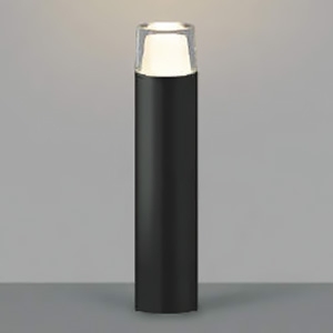 コイズミ照明 LEDガーデンライト 防雨型 白熱球60W相当 非調光 電球色 幅φ90mm 地上高400mm ランプ付 ブラック AU53894