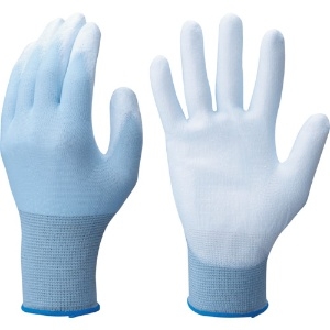 ショーワ ウレタン背抜き手袋 B0500 まとめ買い 簡易包装パームフィット手袋10双入 ブルー Lサイズ B0500-LBL10P