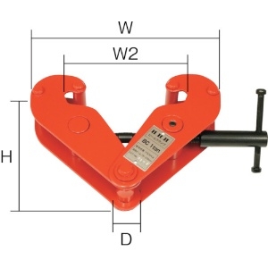 HHH ビームクランプ 1t ビームクランプ 1t BC1TON 画像2