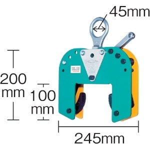 スーパー 木質梁専用吊クランプ 木質梁専用吊クランプ BLC200 画像2