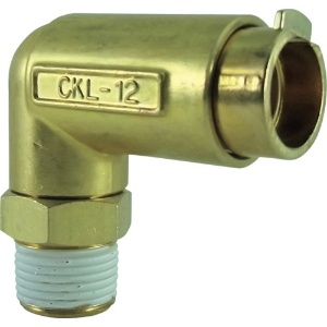 チヨダ タッチコネクターエルボコネクターHタイプ(金属) 接続口径R3/8 CKL-12-03H