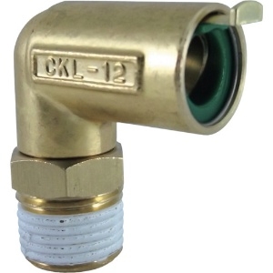 チヨダ タッチコネクターエルボコネクター(金属) 接続口径R1/2 CKL-12-04