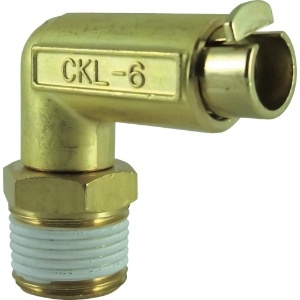 チヨダ タッチコネクターエルボコネクターHタイプ(金属) 接続口径R3/8 CKL-6-03H
