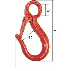 大洋 eフック用外れ止め金具セット 1.25t eフック用外れ止め金具セット 1.25t EHKS-1.25 画像2