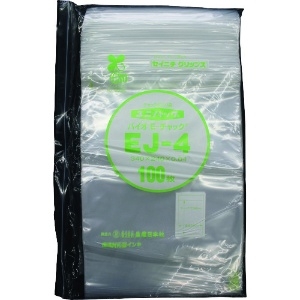セイニチ 「ユニパック」バイオEチャック規格品(チャック付ポリエチレン袋) EJ-4 340×240×0.04 EJ-4-100