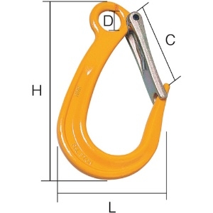 HHH ファンドリー フックラッチ付 1.5t ファンドリー フックラッチ付 1.5t FHL1.5 画像2