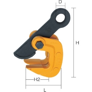 スーパー 水平横吊クランプ(クランプ範囲:0〜50mm) 水平横吊クランプ(クランプ範囲:0〜50mm) HPC2N 画像2