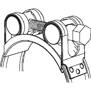 JUBILEE スーパークランプ 取付径 23-25mm (10個入) スーパークランプ 取付径 23-25mm (10個入) JSC025SS 画像3