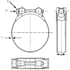 JUBILEE スーパークランプ 取付径44-47mm (5個入) スーパークランプ 取付径44-47mm (5個入) JSC047MS 画像2