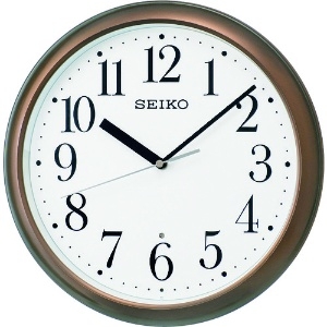 SEIKO スタンダード電波掛時計 KX218B 茶色 直径305mm KX218B