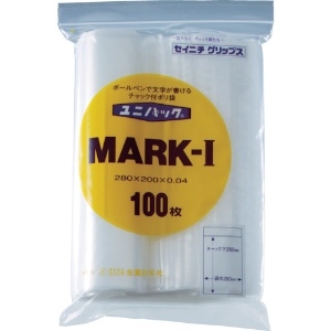 セイニチ 「ユニパック」 MARK-D 120×85×0.04 200枚入 (後継品:MARKD100) MARK-D