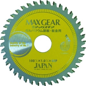 チップソージャパン マックスギア ガルバ・板金用100 MGB-100
