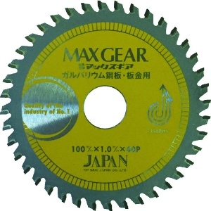 チップソージャパン マックスギア ガルバ・板金用125 MGB-125