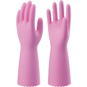 ショーワ 塩化ビニール手袋 ナイスハンドミュー厚手 ピンク Mサイズ NHMIA-MP