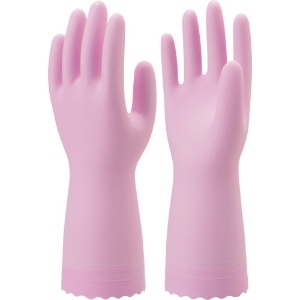 ショーワ 塩化ビニール手袋 ナイスハンドミュー薄手 ピンク Mサイズ NHMIU-MP