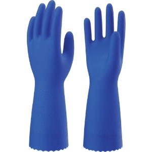 ショーワ 塩化ビニール手袋 No170耐油厚手 ブルー Mサイズ NO170-M