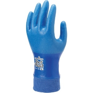 ショーワ ポリウレタン手袋 No.283ジャージテムレス ブルー Lサイズ NO283R-L